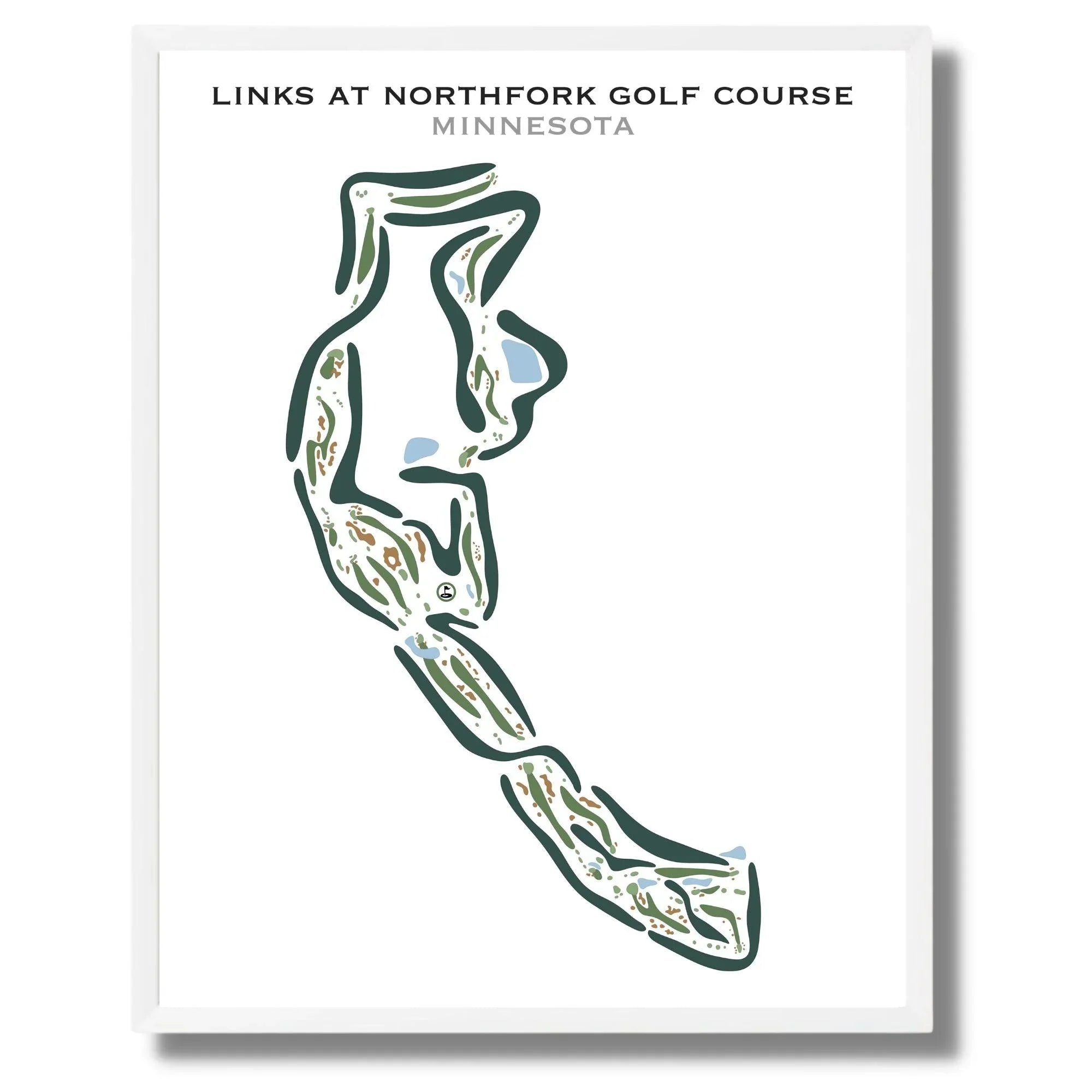 Links at Northfork Golf Course, Minnesota - Printed Golf Courses