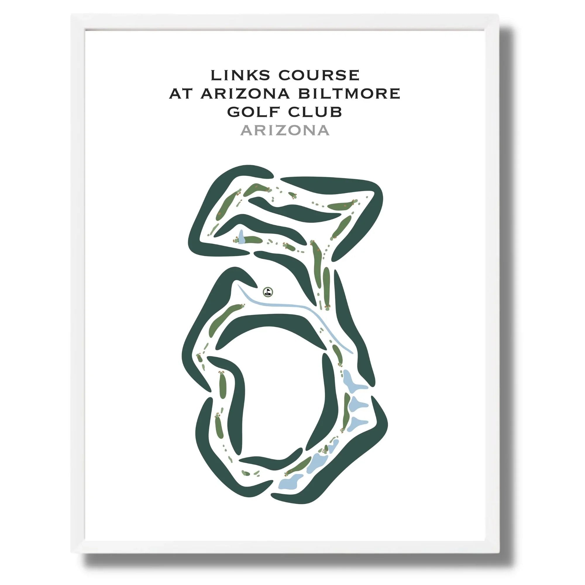The Links Golf Course at the Arizona Biltmore Golf Club, Arizona - Printed Golf Courses