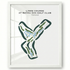 Links Course at Bayou Din Golf Club, Texas - Printed Golf Courses