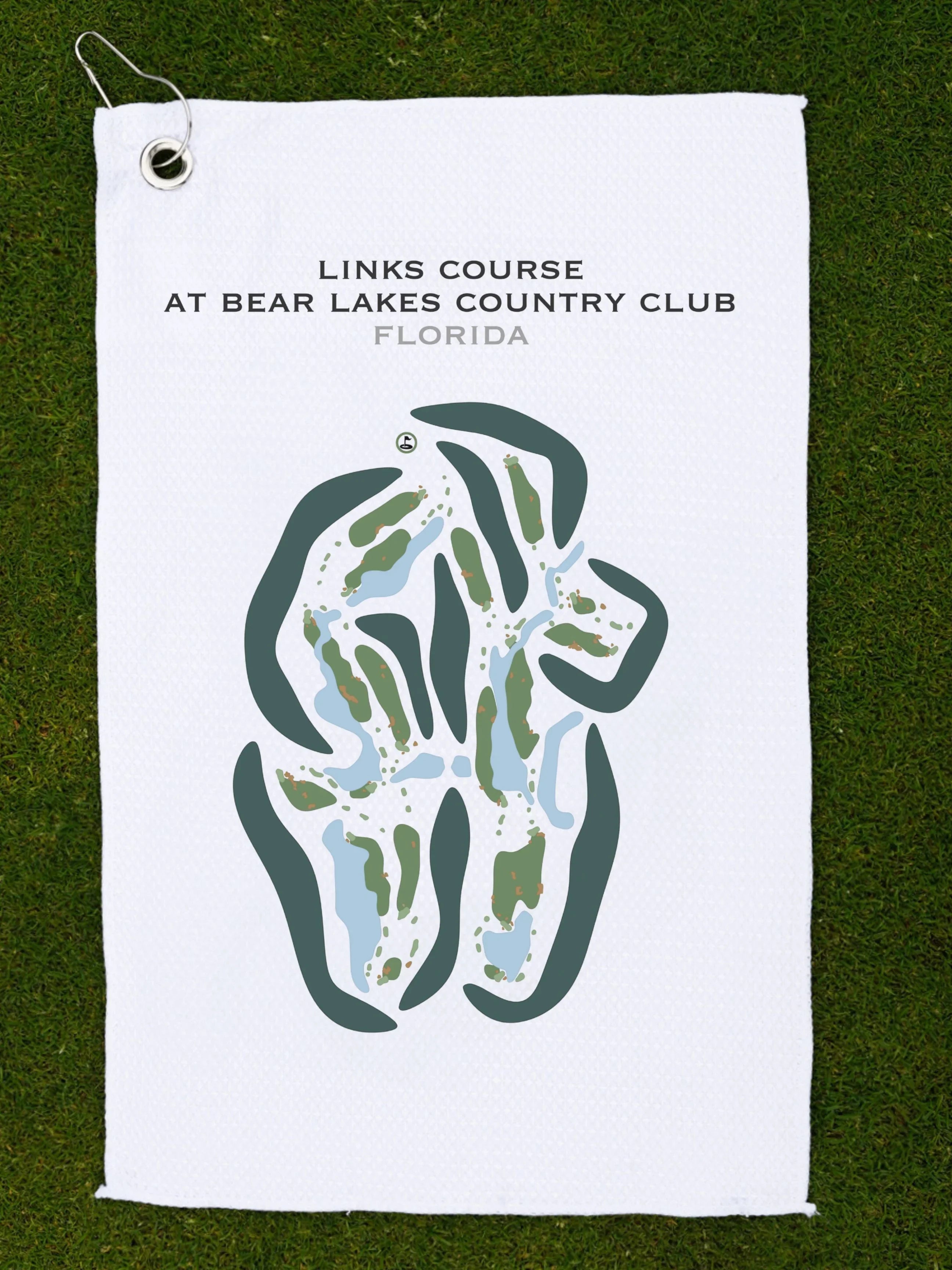 Links Course at Bear Lakes Country Club, Florida - Printed Golf Courses