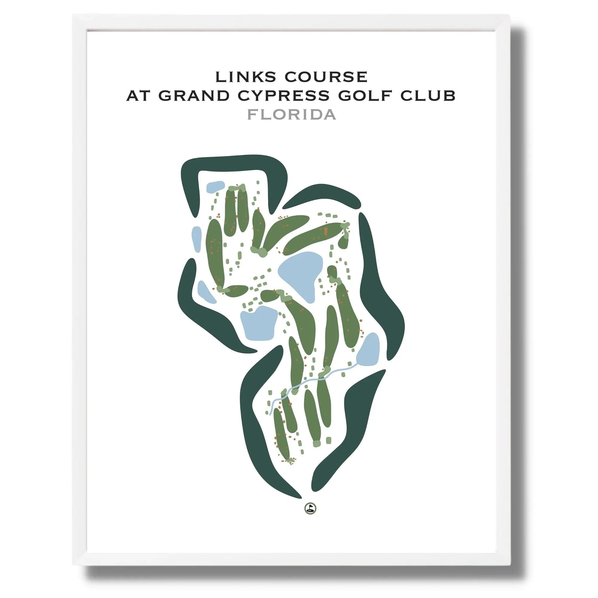Links Course at Grand Cypress Golf Club, Florida - Printed Golf Courses