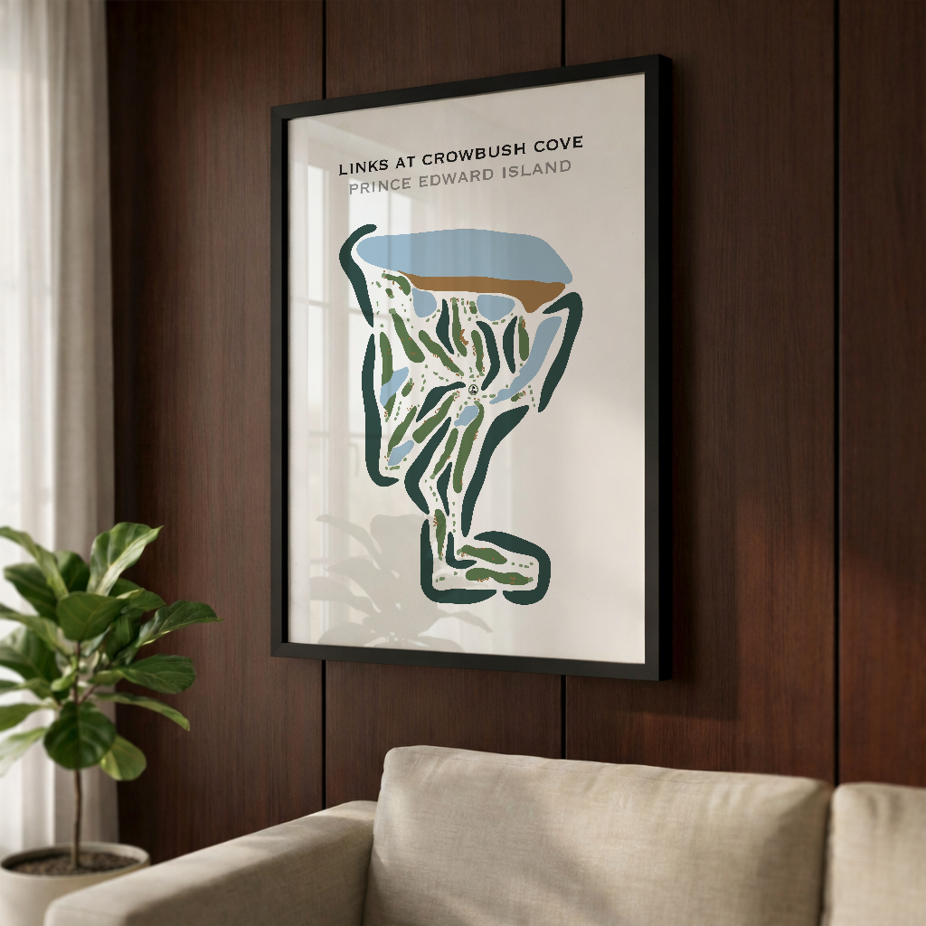 Links At Crowbush Cove, Canada - Printed Golf Courses