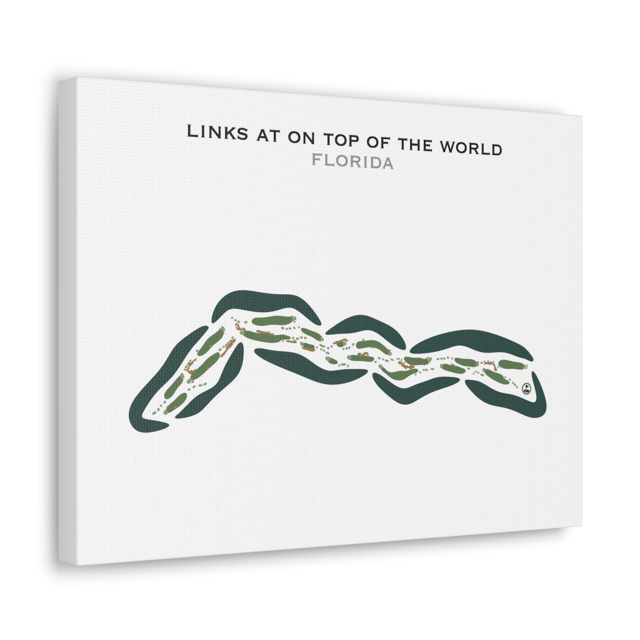 Links at On Top of the World, Florida - Printed Golf Courses