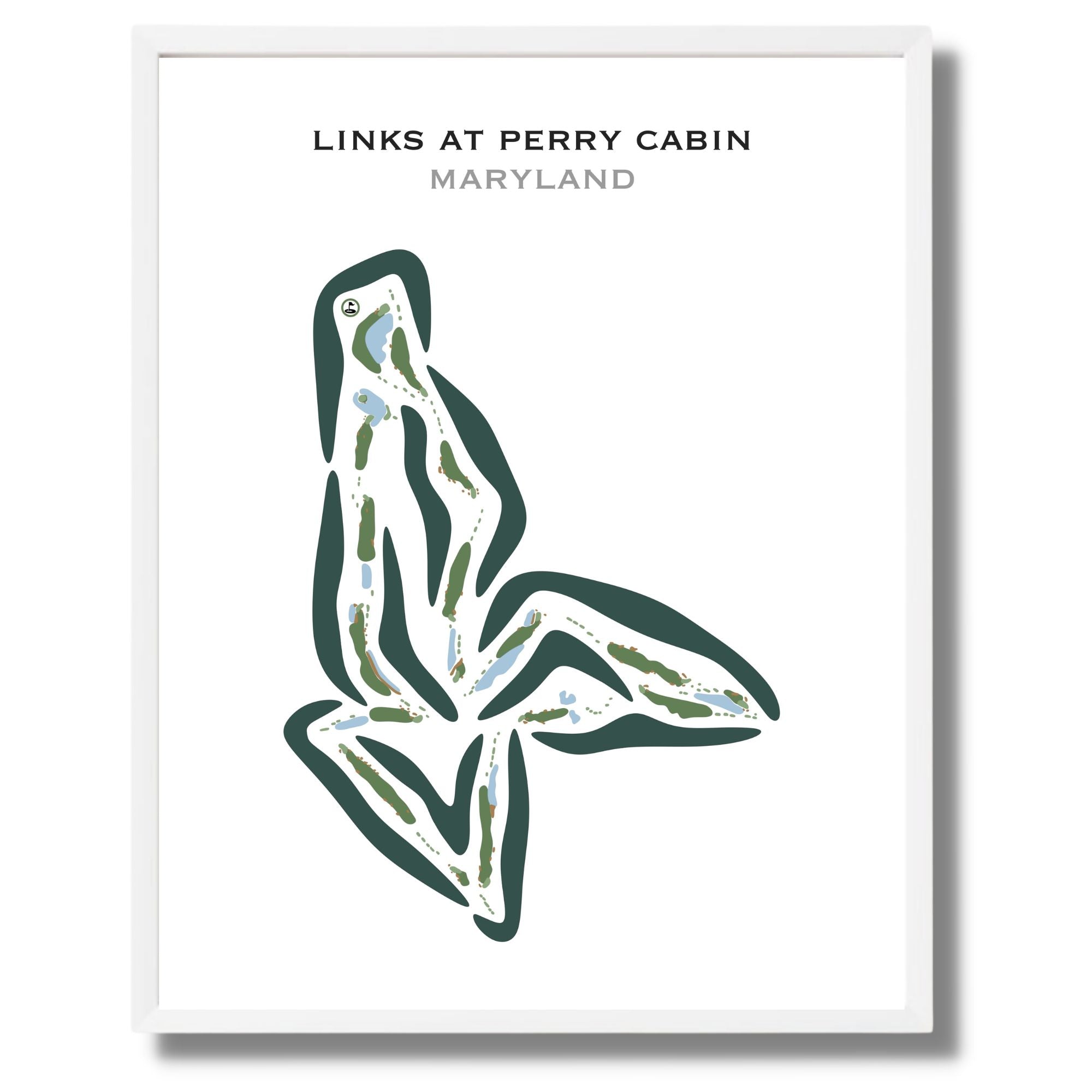 Links at Perry Cabin, Maryland - Printed Golf Courses