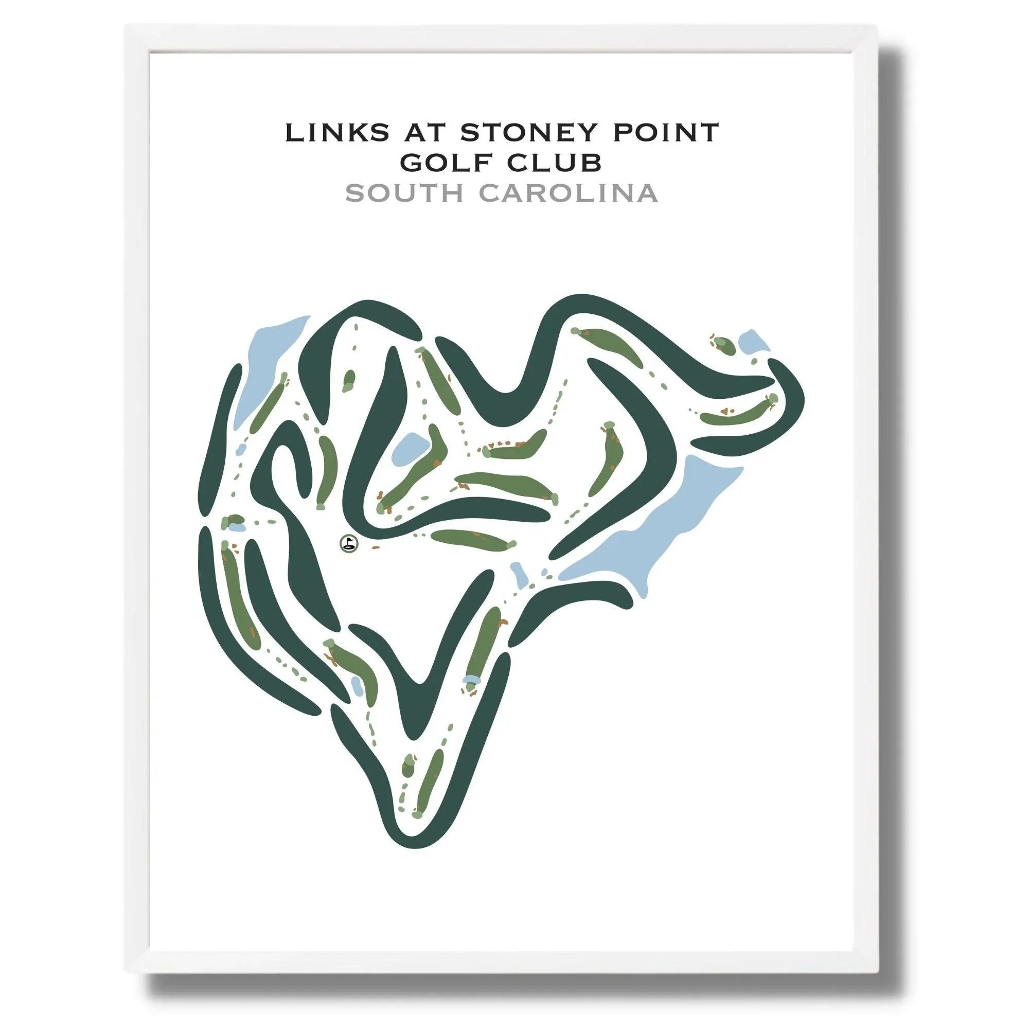Links at Stoney Point Golf Club, South Carolina - Printed Golf Courses