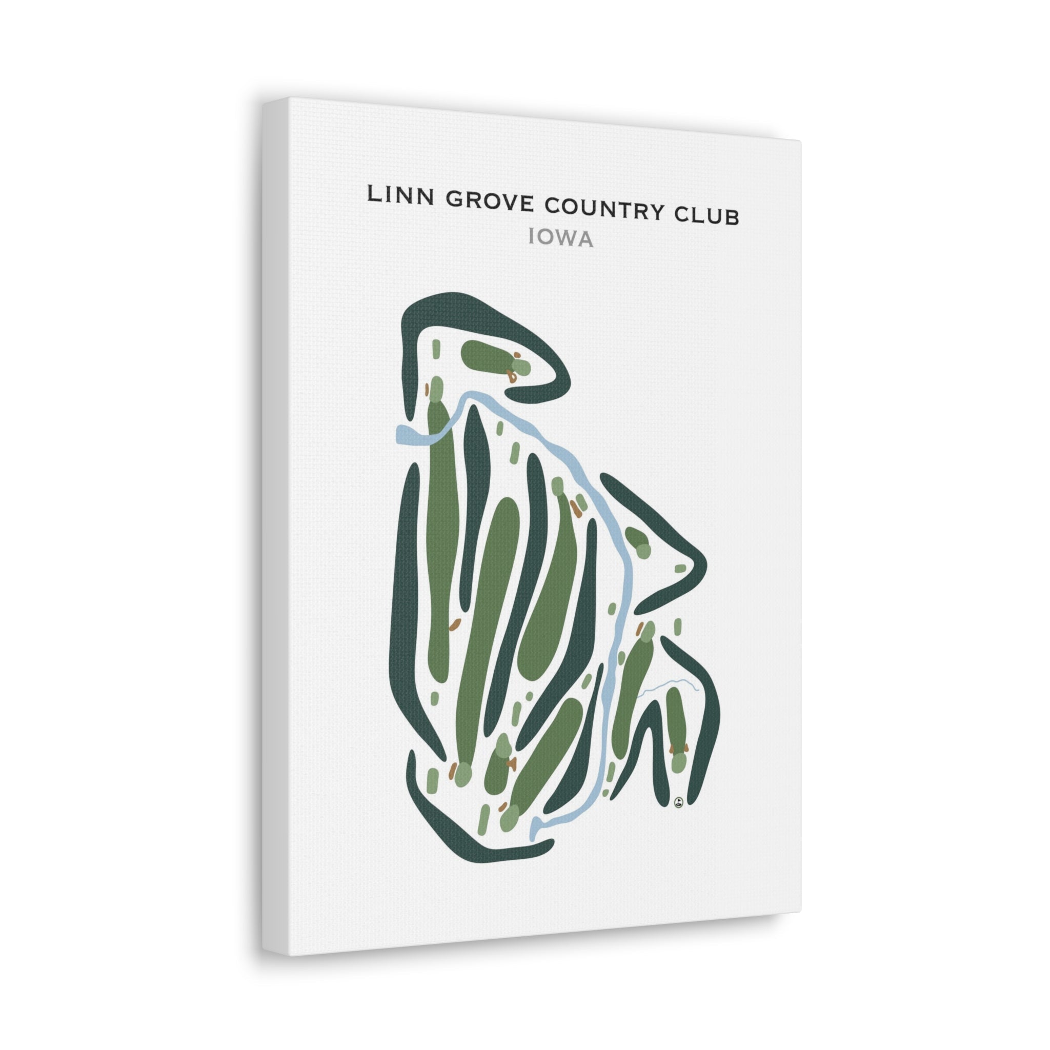 Linn Grove Country Club, Iowa - Printed Golf Courses