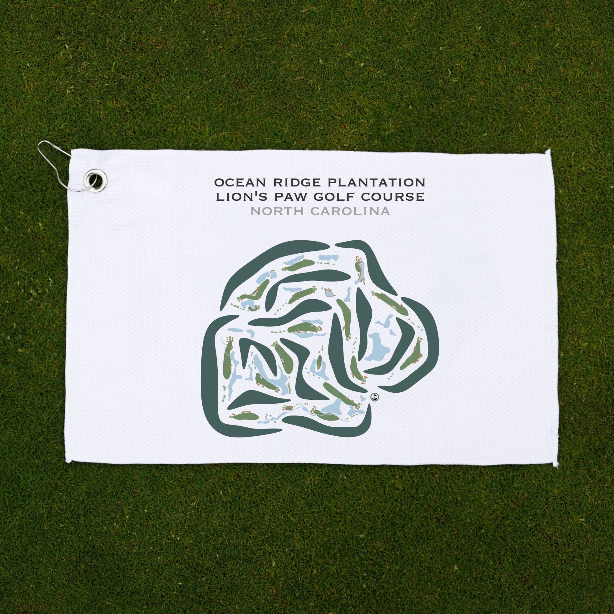 Ocean Ridge Plantation - Lion's Paw Golf Course, North Carolina - Printed Golf Courses
