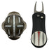 Red Arrow Putt Alignment Ball Marker with Magnetic Hat Clip, Divot Tool and Ball Stencil - Custom Golf Ball Marker