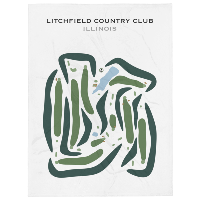 Litchfield Country Club, Illinois - Printed Golf Courses