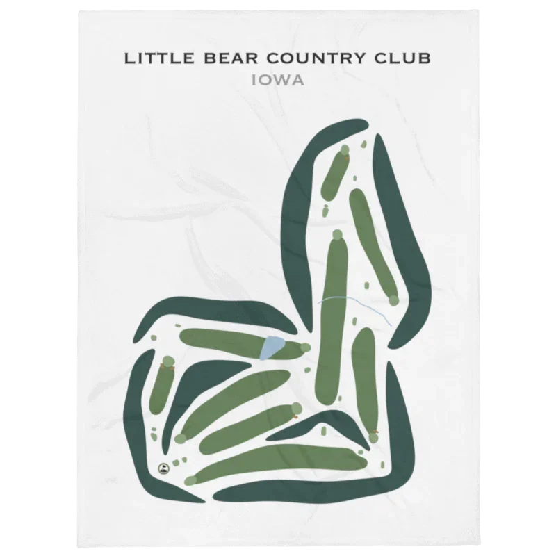 Little Bear Country Club, Iowa - Printed Golf Courses