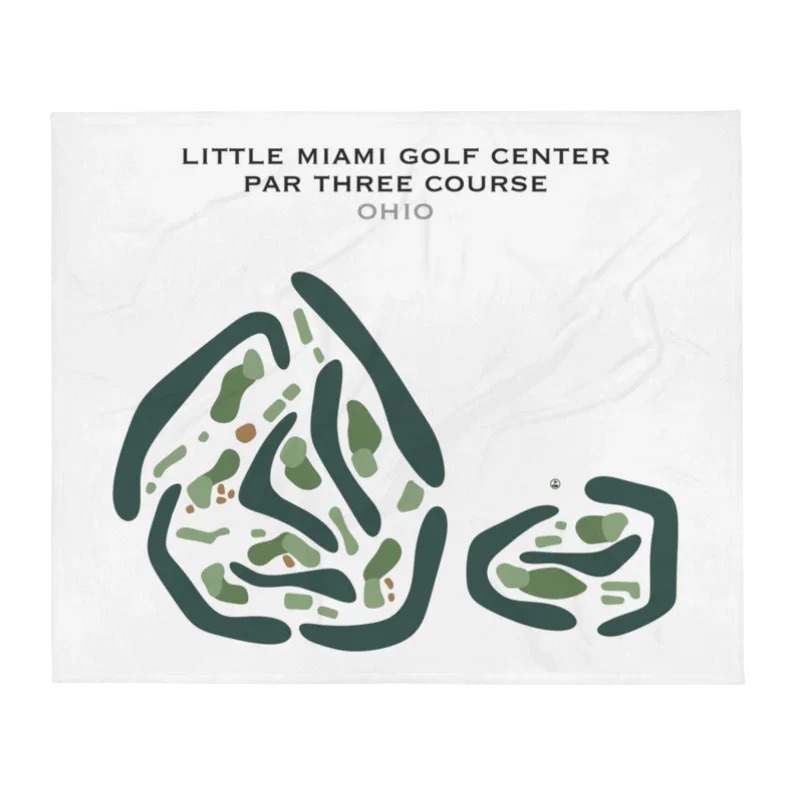 Little Miami Golf Center Par 3 Course, Ohio - Printed Golf Courses