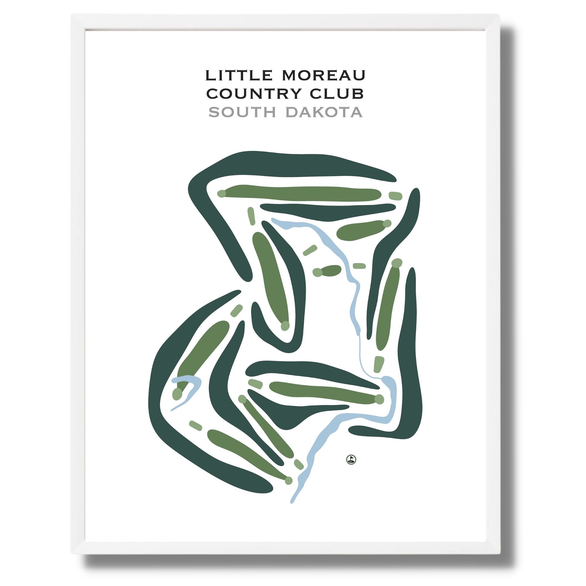 Little Moreau Country Club, South Dakota - Printed Golf Courses