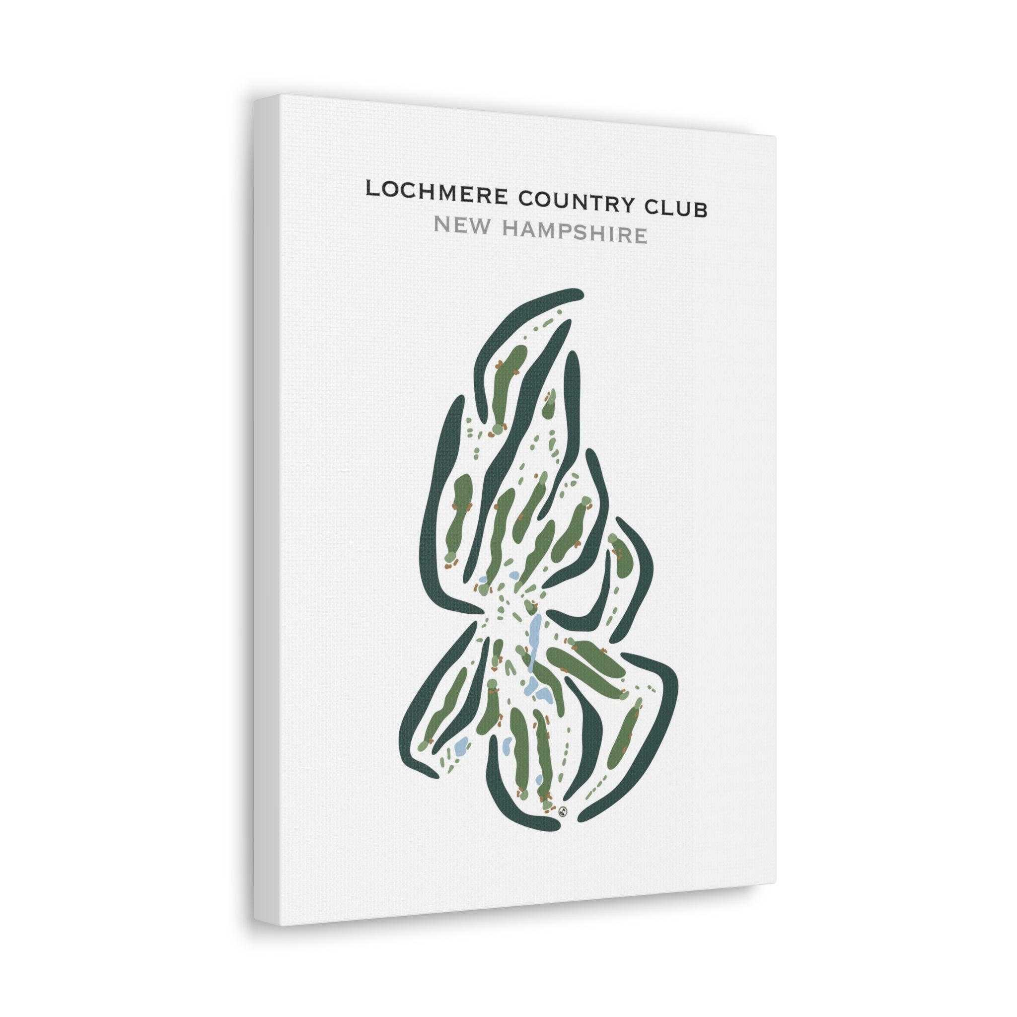 Lochmere Country Club, New Hampshire - Printed Golf Courses