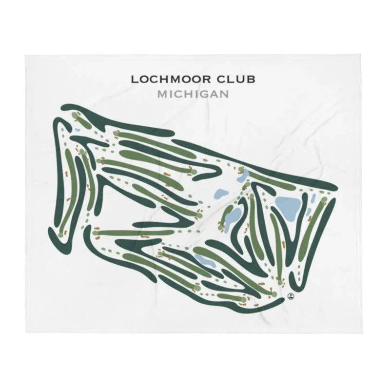 Lochmoor Club, Michigan - Printed Golf Courses