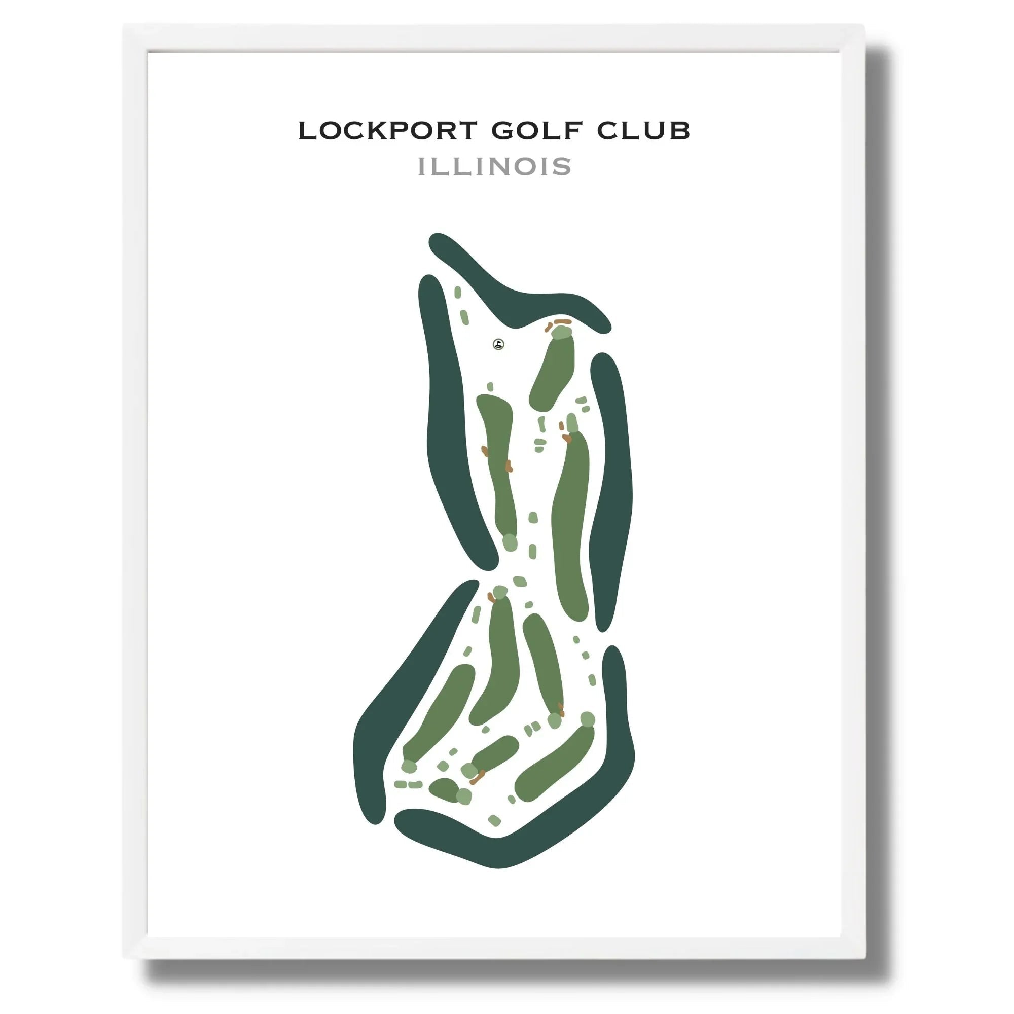 Lockport Golf Club, Illinois - Printed Golf Courses
