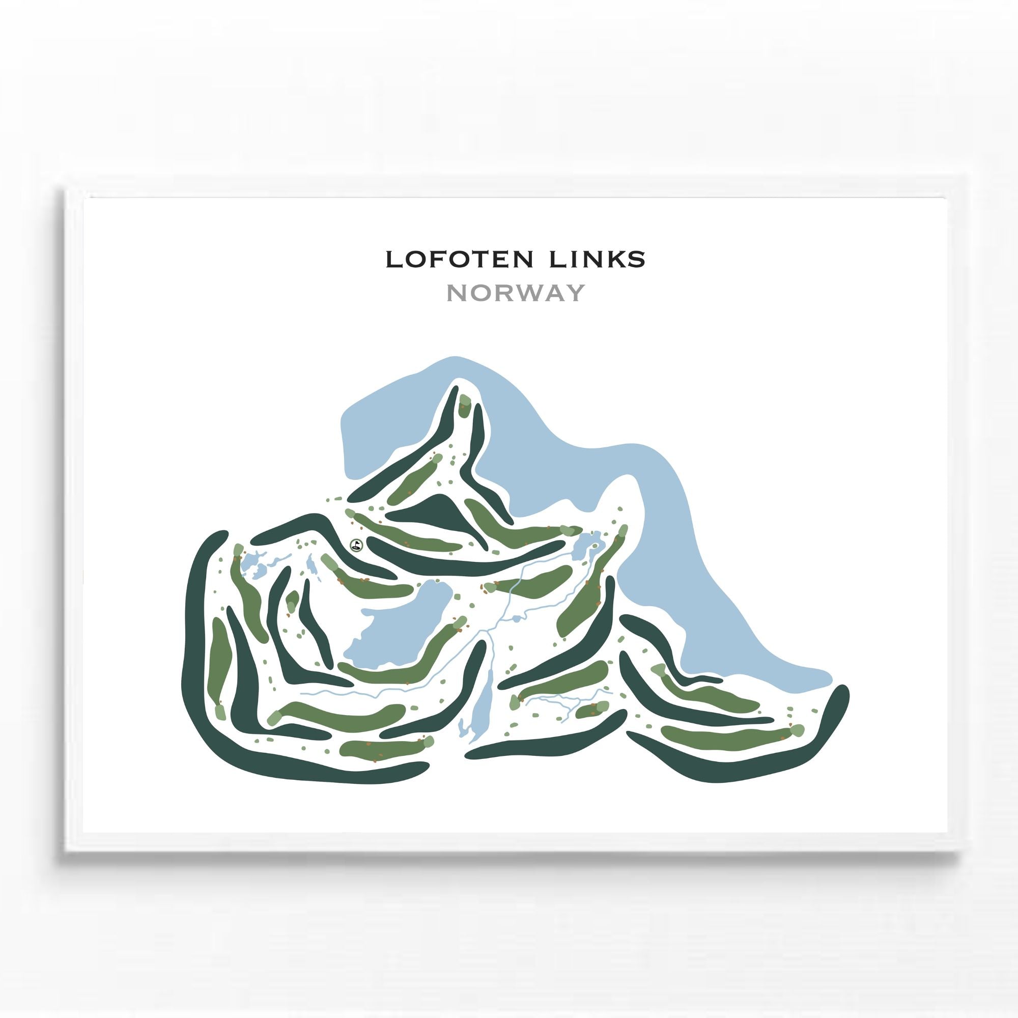 Lofoten Links, Norway - Printed Golf Courses