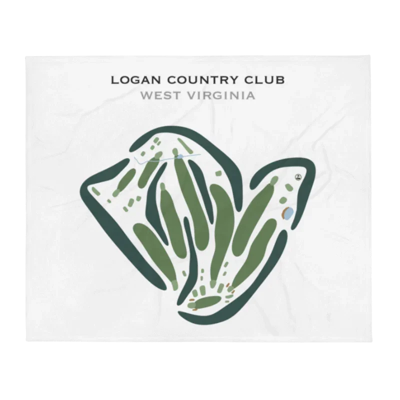 Logan Country Club, West Virginia - Printed Golf Courses