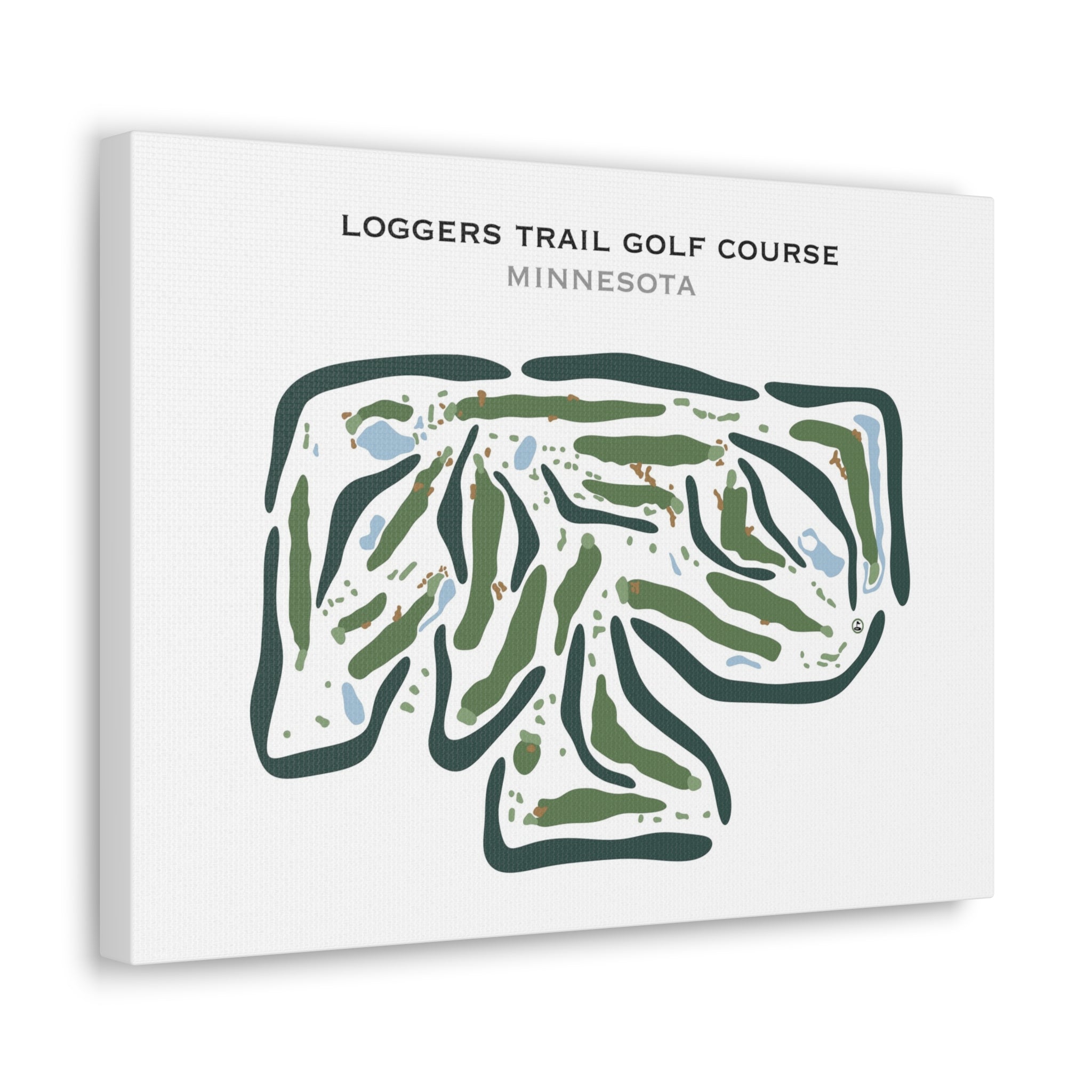 Loggers Trail Golf Course, Minnesota - Printed Golf Courses