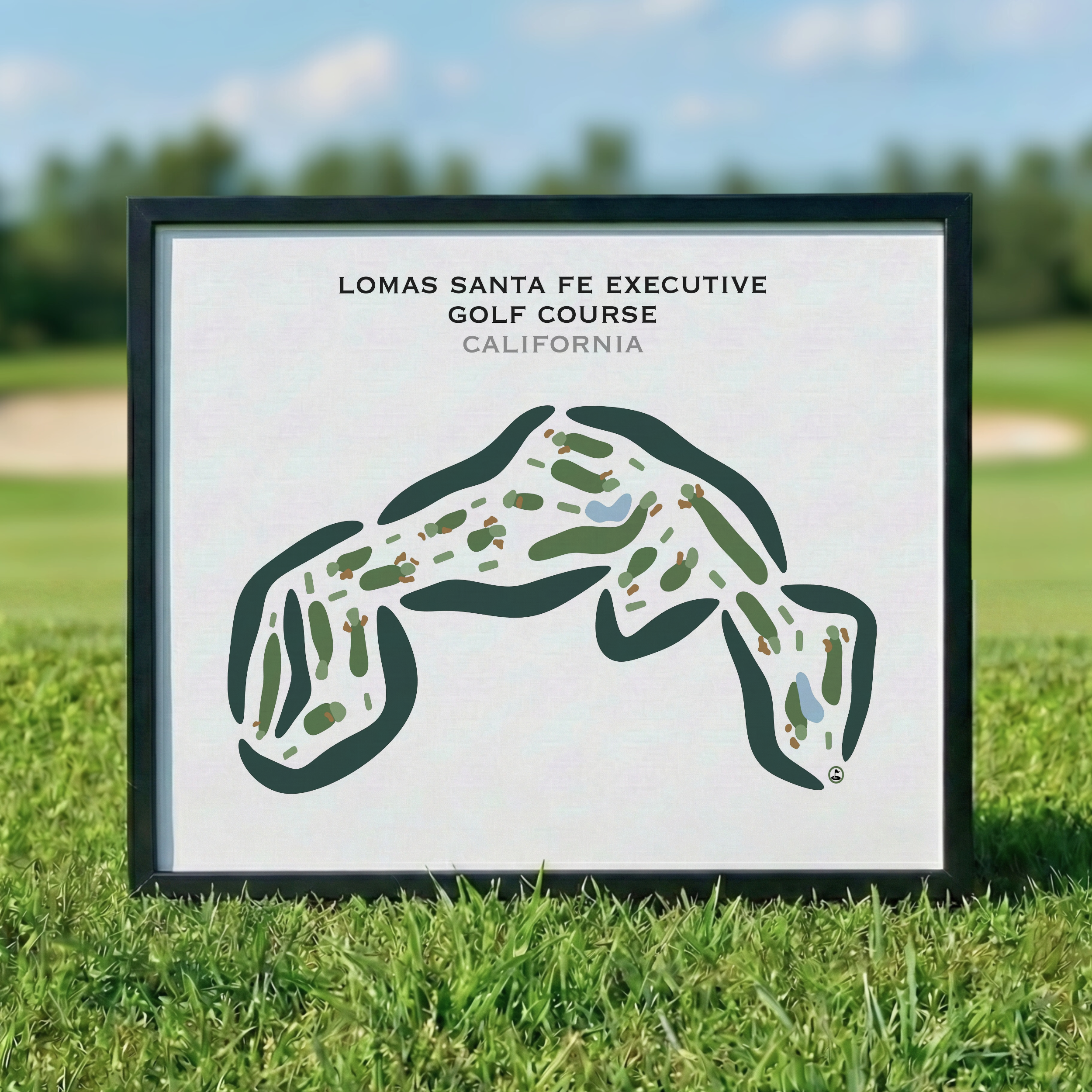 Lomas Santa Fe Executive Golf Course, California - Printed Golf Courses