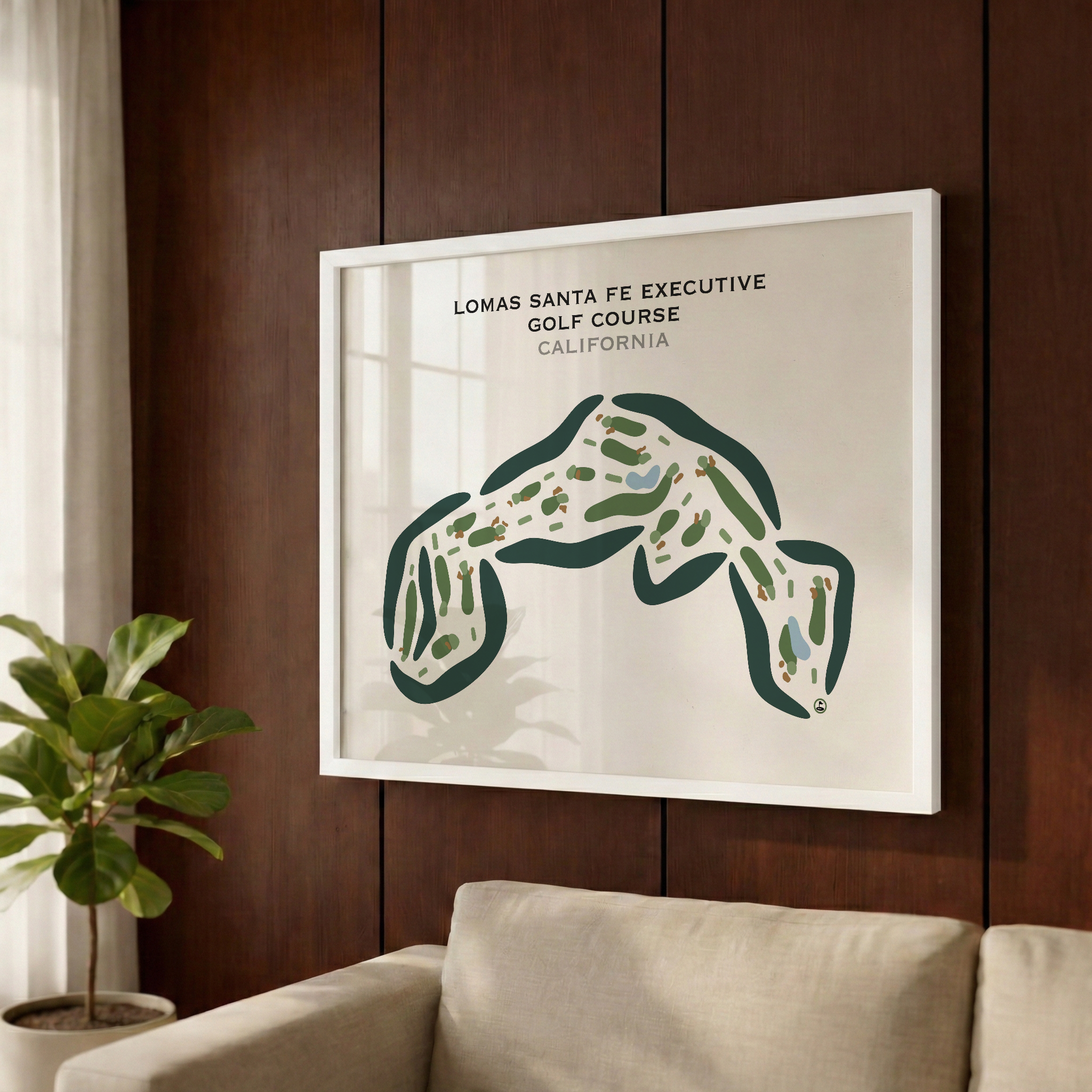 Lomas Santa Fe Executive Golf Course, California - Printed Golf Courses