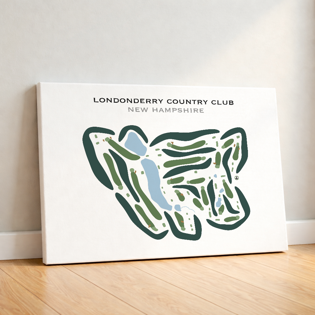 Londonderry Country Club, New Hampshire - Printed Golf Courses