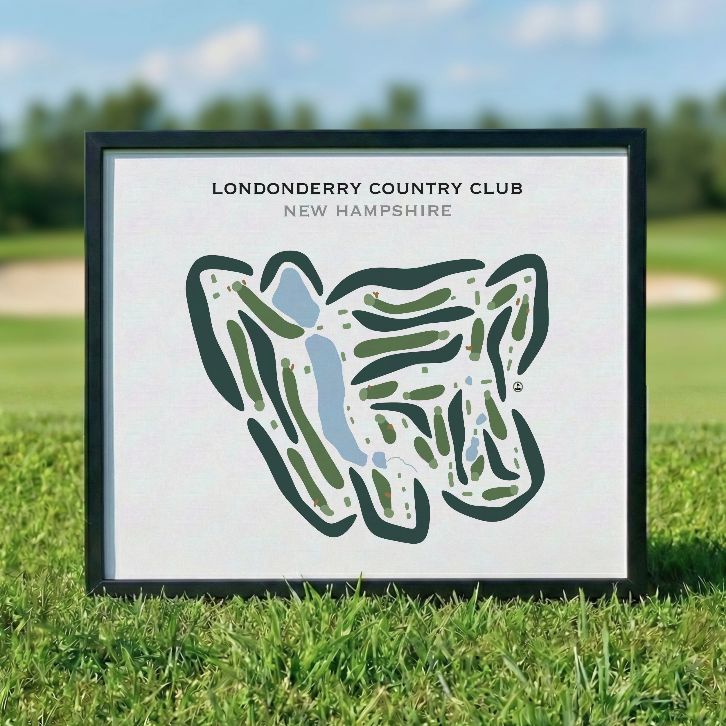Londonderry Country Club, New Hampshire - Printed Golf Courses