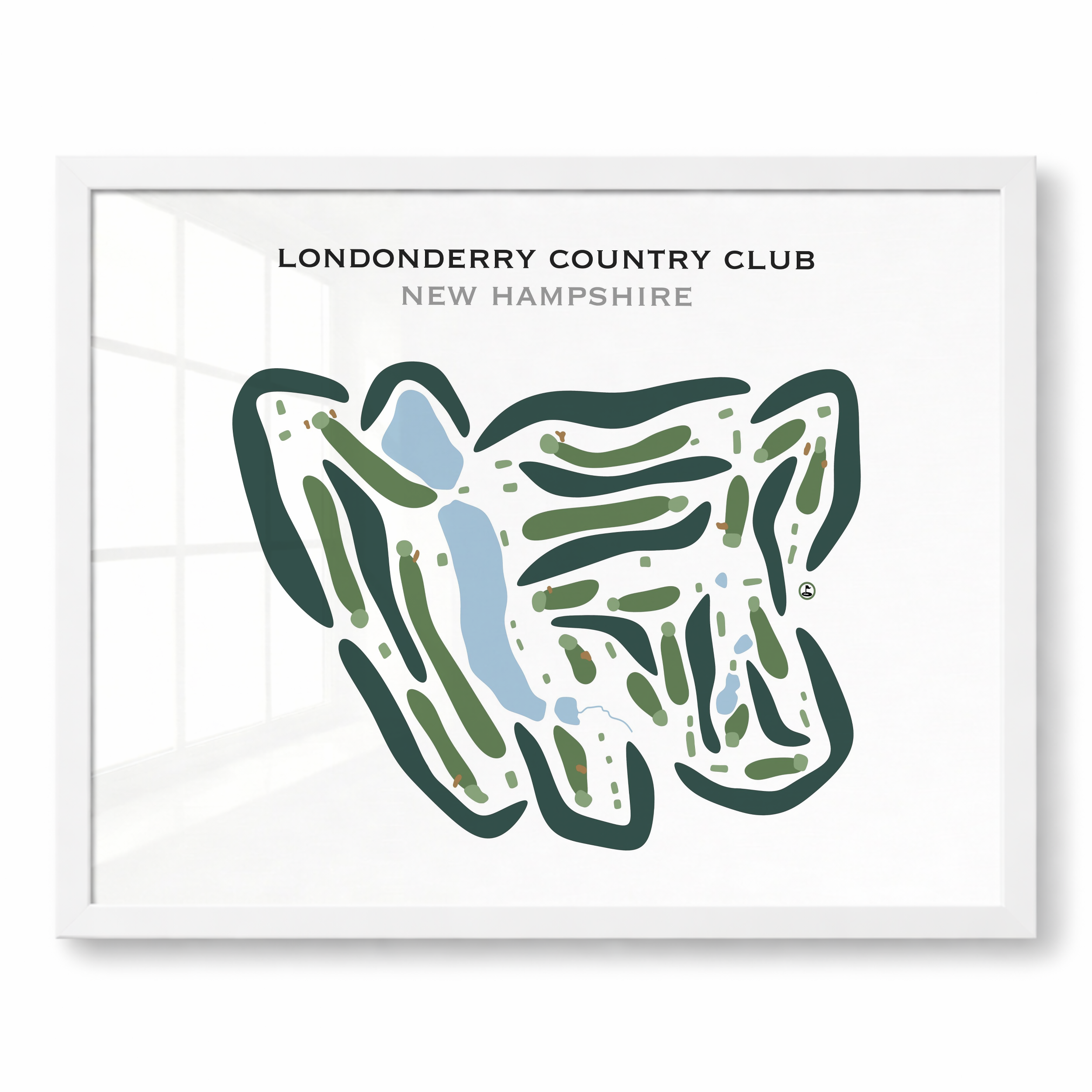 Londonderry Country Club, New Hampshire - Printed Golf Courses