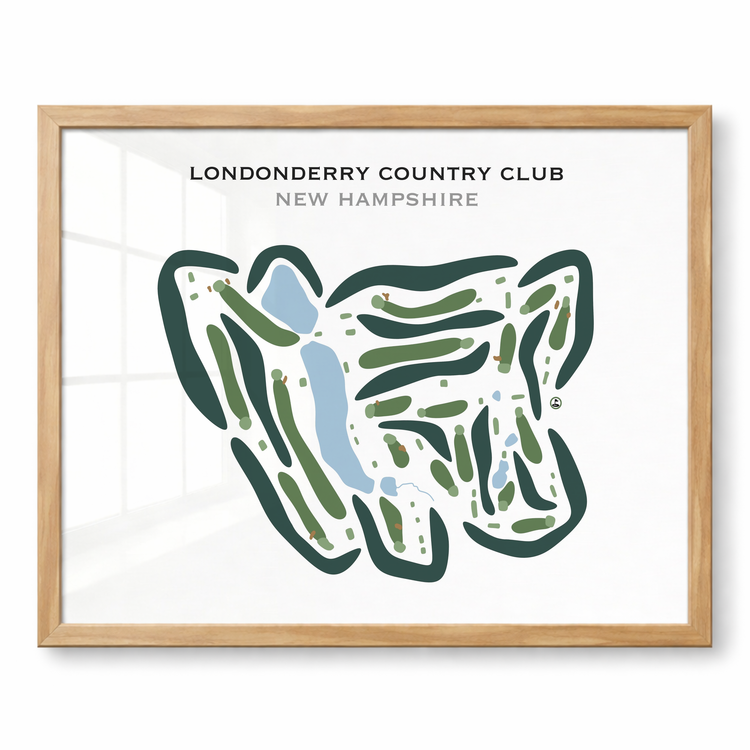 Londonderry Country Club, New Hampshire - Printed Golf Courses