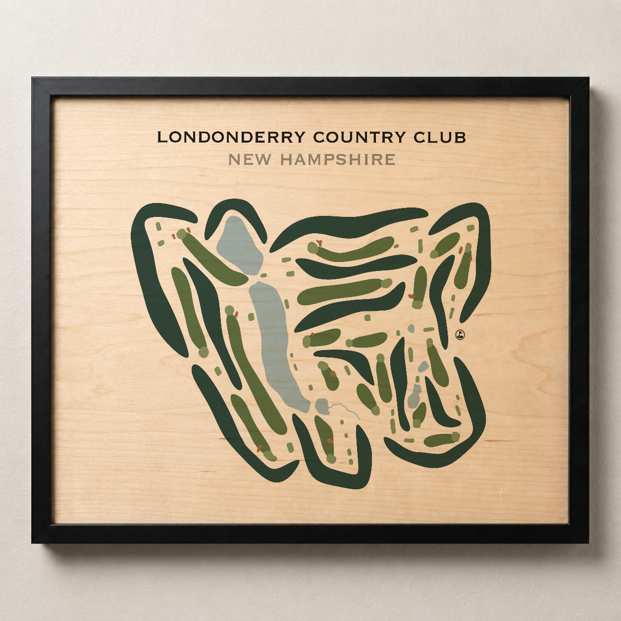 Londonderry Country Club, New Hampshire - Printed Golf Courses