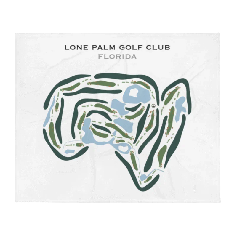 Lone Palm Golf Club, Florida - Printed Golf Courses