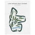 Long Bridge Golf Course, Illinois - Printed Golf Courses