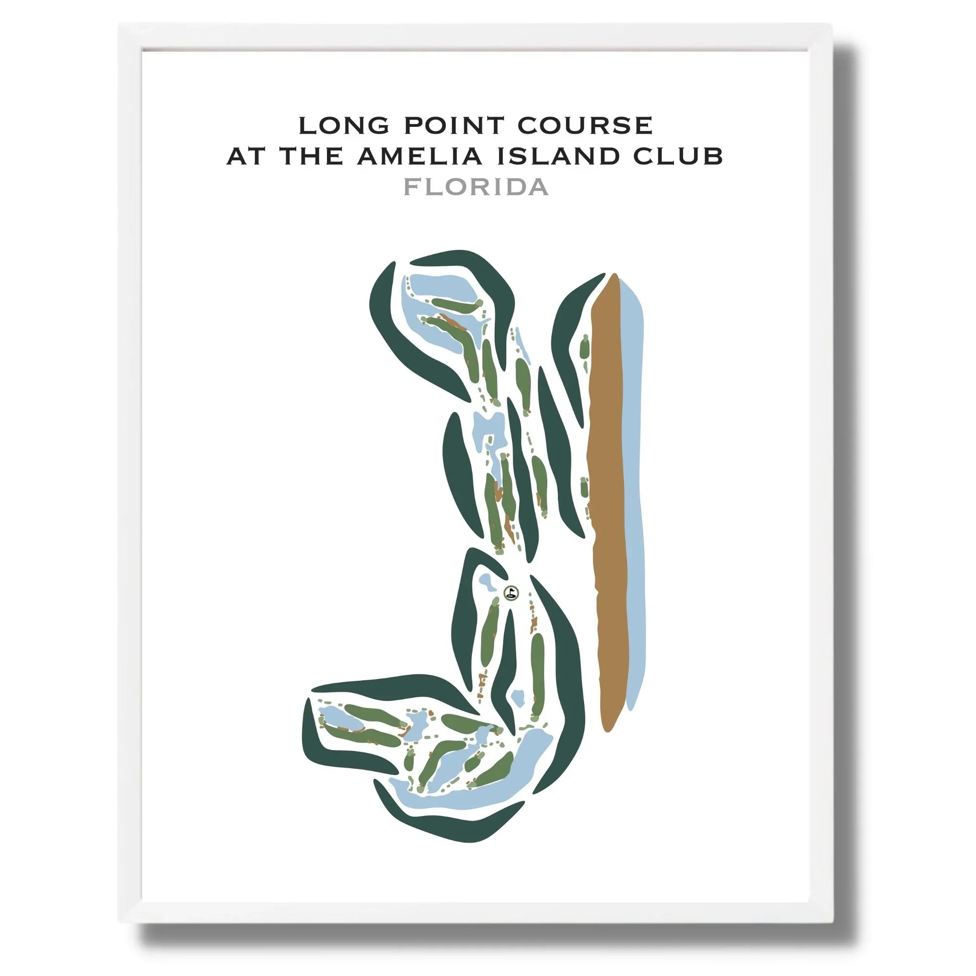 Long Point At The Amelia Island Club, Florida - Printed Golf Courses