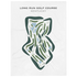 Long Run Golf Course, Kentucky - Printed Golf Courses