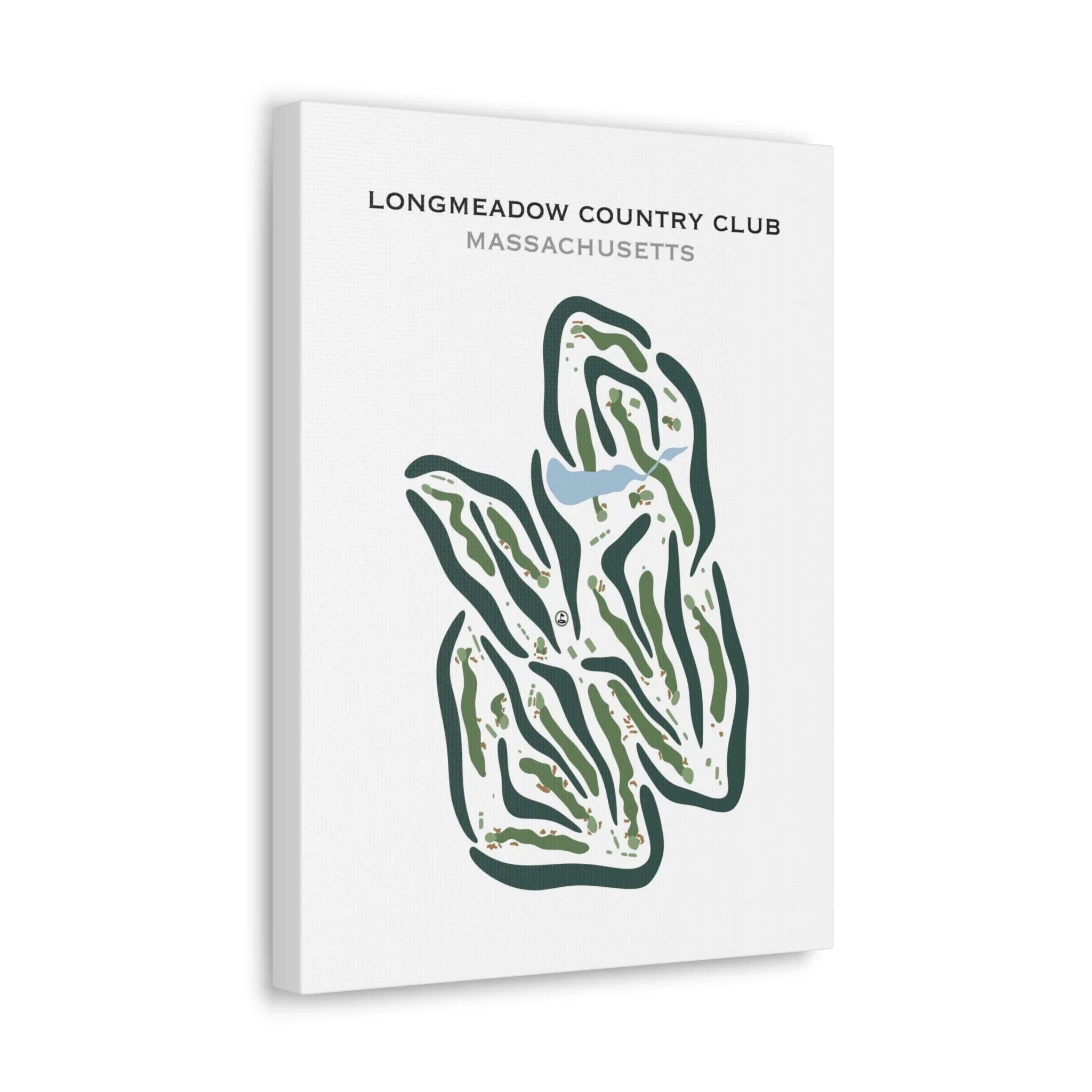 Longmeadow Country Club, Massachusetts - Printed Golf Courses