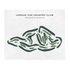 Longue Vue Country Club, Pennsylvania - Printed Golf Courses