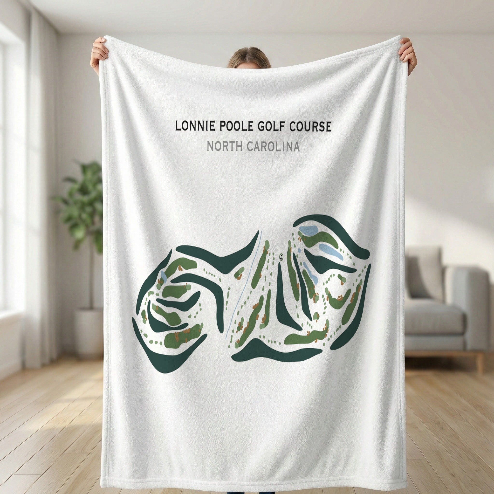 Lonnie Poole Golf Course, North Carolina - Printed Golf Courses