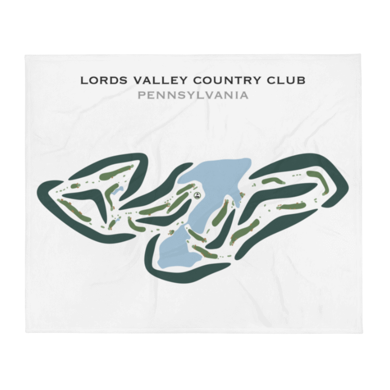 Lords Valley Country Club, Pennsylvania - Printed Golf Courses