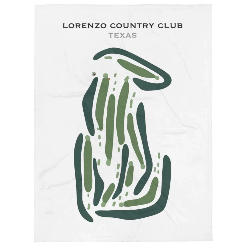 Lorenzo Country Club, Texas - Printed Golf Courses