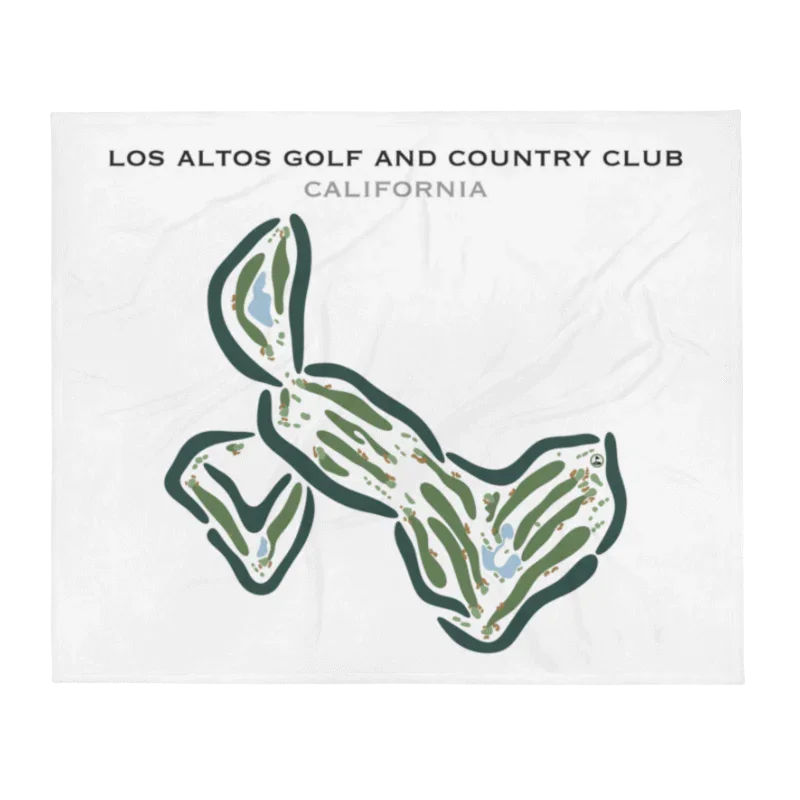 Los Altos Golf and Country Club, California - Printed Golf Courses
