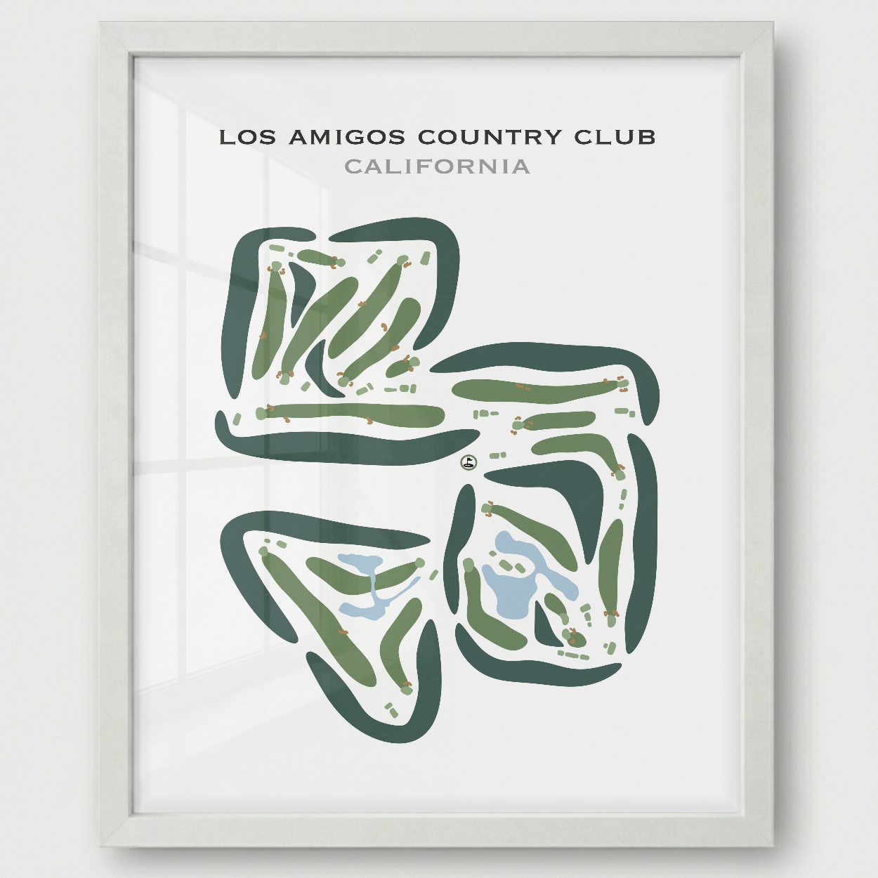 Los Amigos Country Club, California - Printed Golf Courses