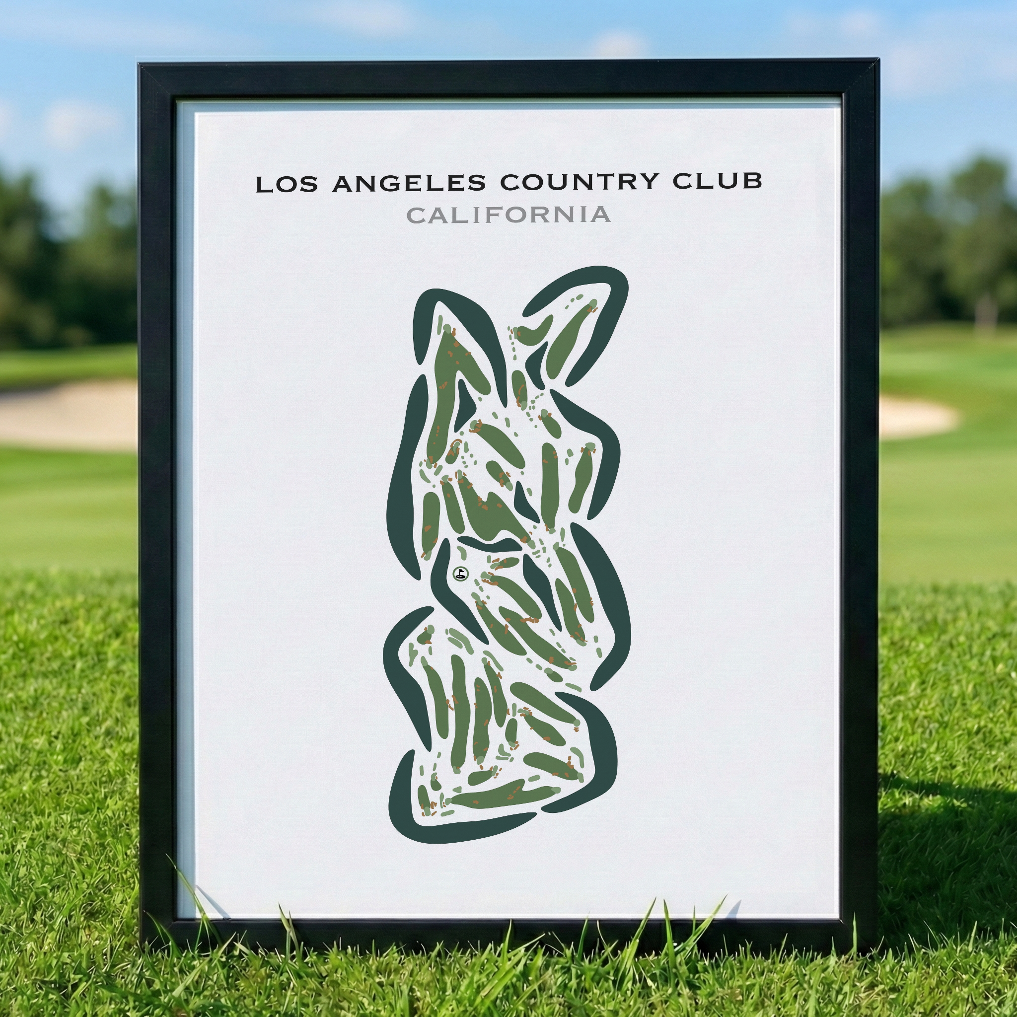 The Los Angeles Country Club, California - Printed Golf Courses