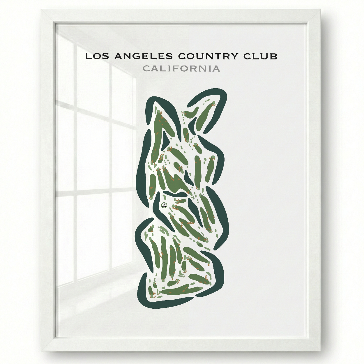 The Los Angeles Country Club, California - Printed Golf Courses