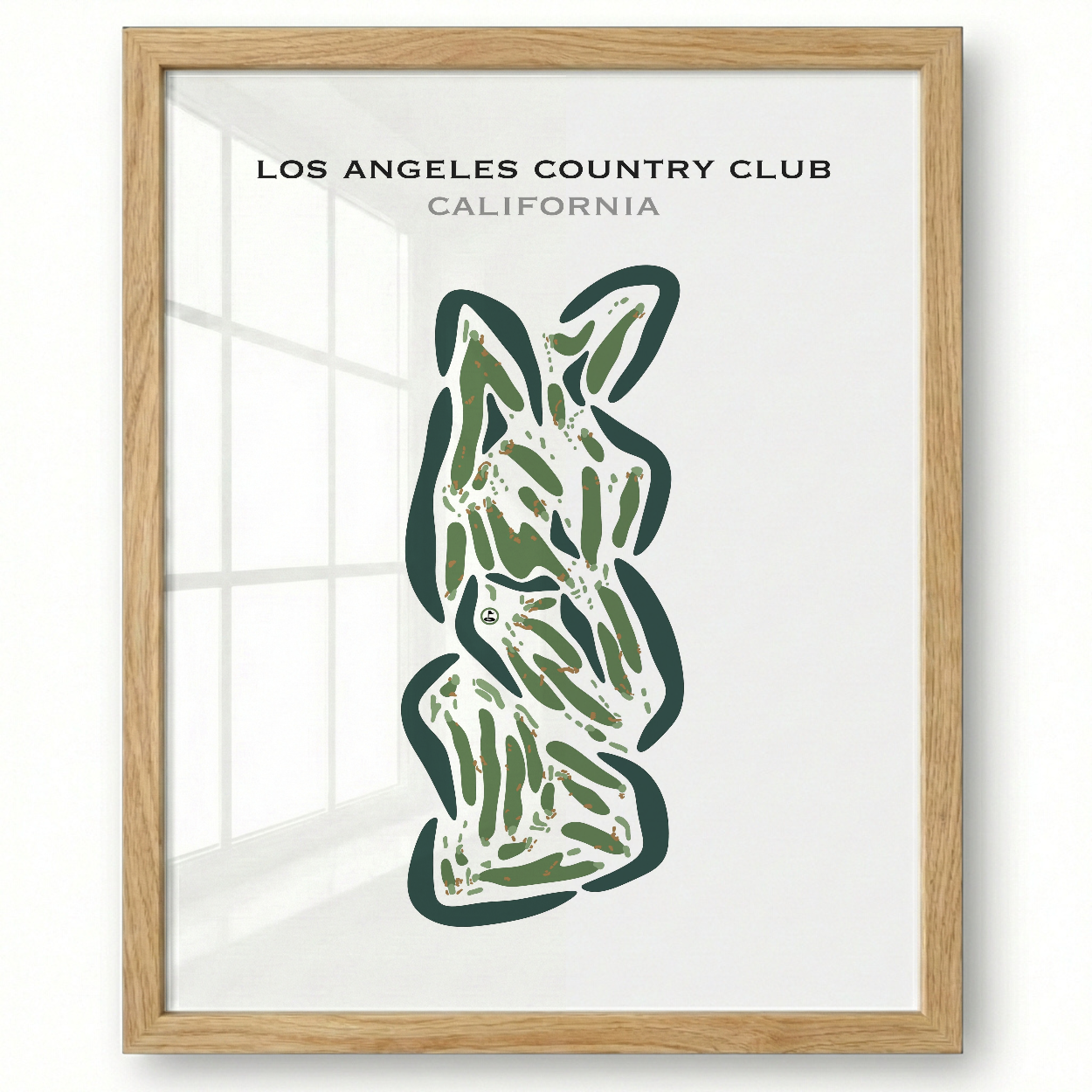 The Los Angeles Country Club, California - Printed Golf Courses