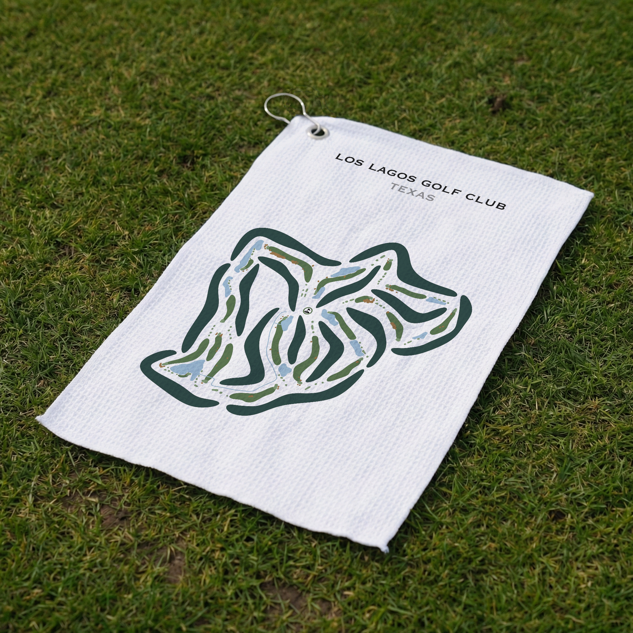 Los Lagos Golf Club, Texas - Printed Golf Courses
