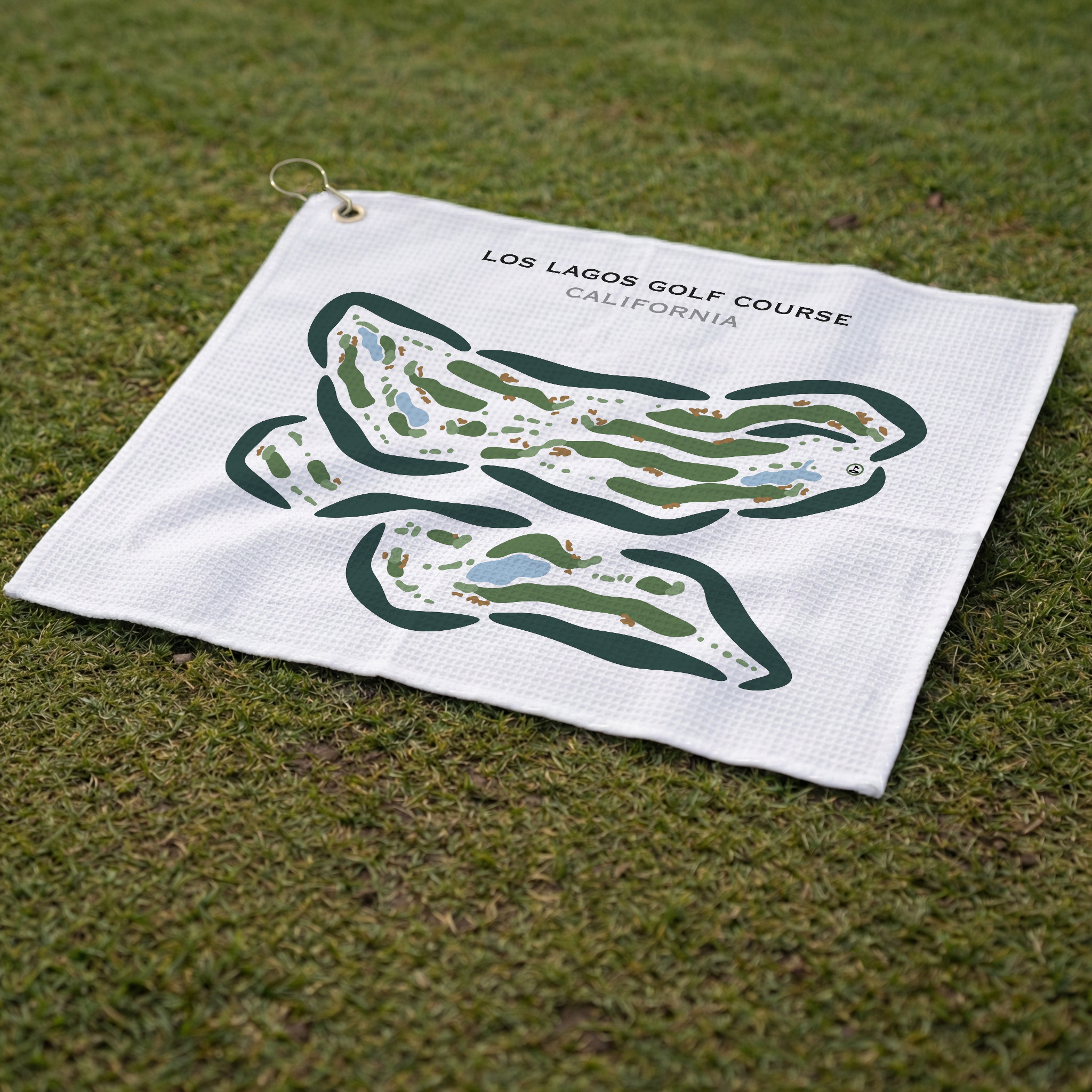 Los Lagos Golf Course, California - Printed Golf Courses