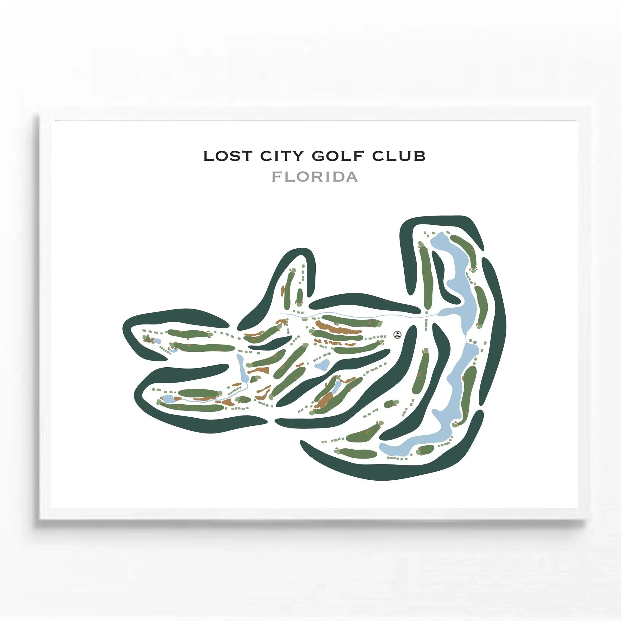 Lost City Golf Club, Florida - Printed Golf Courses