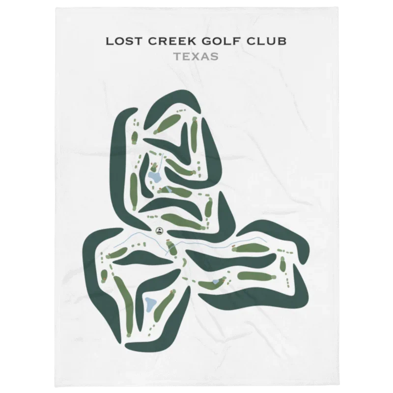 Lost Creek Golf Club, Texas - Printed Golf Courses