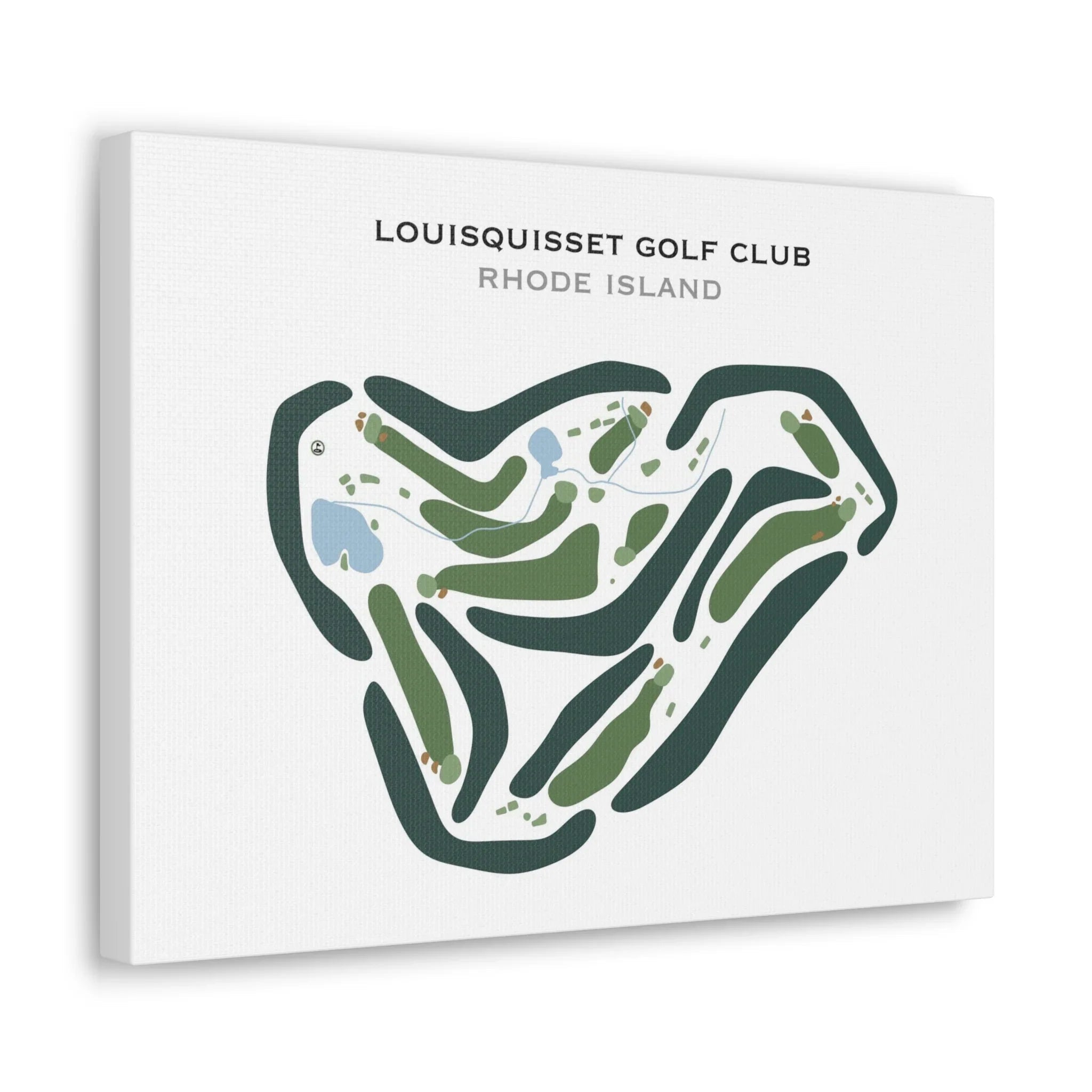 Louisquisset Golf Club, Rhode Island - Printed Golf Courses