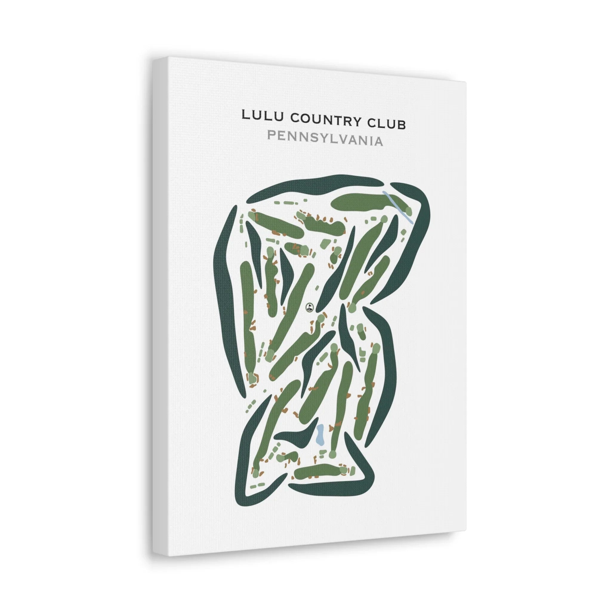 LuLu Country Club, Pennsylvania - Printed Golf Courses