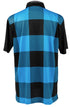 Lumberjack Black & Blue Mens Golf Polo Shirt by ReadyGOLF